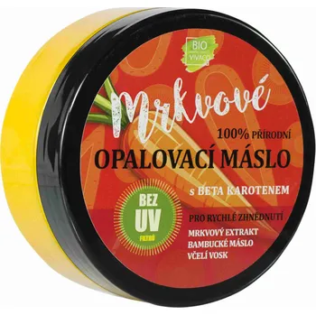 Přípravek na opalování Vivaco mrkvové opalovací máslo bez UV filtrů 150 ml