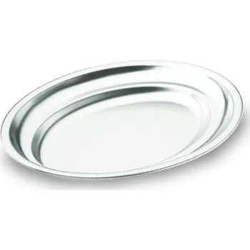 Tác oválný 40 × 26 cm (TOMGAST podnos nerezový 40x26 cm W-11564)