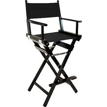 Kosmetický kufr Petr Lukeš Vizážistická židle z kvalitního dřeva - černá