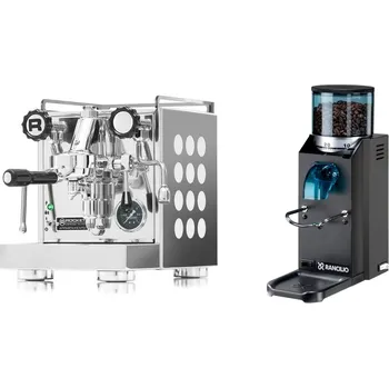 Set domácích spotřebičů Rocket Espresso Appartamento, white + Rancilio Rocky Doserless,…