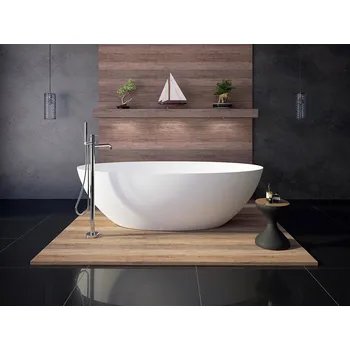 Vana Aquatek SHARON 170x79,5x51 cm koupací vana z litého mramoru