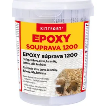 Průmyslové lepidlo Kittfort Epoxidová souprava 1200 100g
