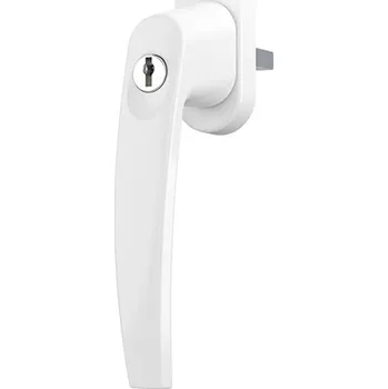 Okenní klika ROTO Okenní klika VICTORY uzamykatelná Barva: Bílá RAL 9016, Délka čtyřhranu: 35 mm