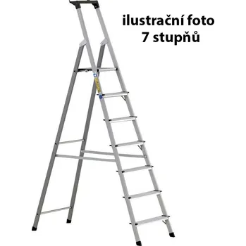 Schůdek PROFI hlinikové schůdky střední intenzita, ZARGES Scana S, 8 stupňů