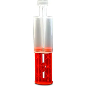 Cyklo nářadí Dvoukartuše 1:1 24ml (Polypropylenová dvoukartuše umožňuje přesné poměrové dávkování dvousložkových lepidel, silikonů, epoxidů a jiných kapalin. Objem: 24 ml, mísící poměr: 1:1.)
