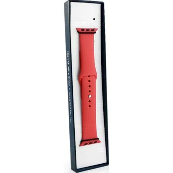 Příslušenství k chytrým hodinkám Tactical Silikonový Pásek pro Apple Watch 1/2/3/4/5/6/SE 38mm/40mm Barevná varianta: Červená