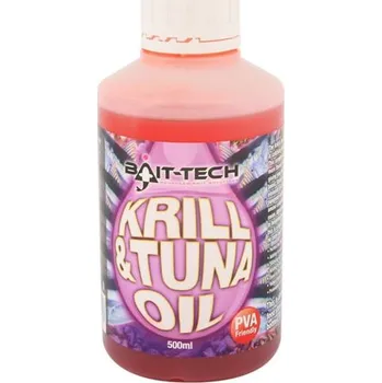 Návnadové aroma Bait-Tech Tekutý olej Krill & Tuna Oil 500 ml 