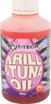 Návnadové aroma Bait-Tech Tekutý olej Krill & Tuna Oil 500 ml 