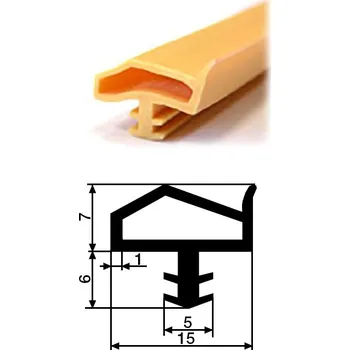 Těsnění do okna a dveří Těsnění SILLEN EURO 3216 béžová - silikon (Těsnění SILLEN EURO 3216 béžová - silikon, pro utěsnění oken a dveří)