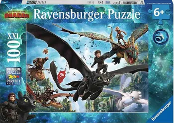 Puzzle Ravensburger Puzzle Jak vycvičit draka III XXL 100 dílků