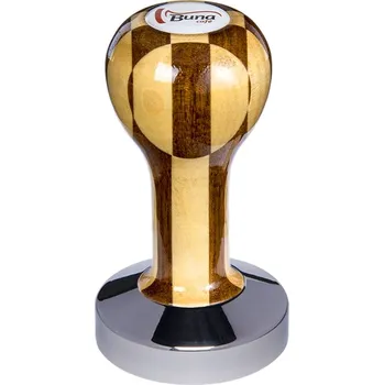 Příprava kávy Buna café tamper, šachovnice, lak, SP, 58.35 mm, nerez lesk,…