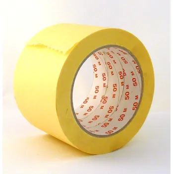 Lepící sada Maskovací páska papírová 75mm (Univerzální maskovací páska pro mokré i práškové lakování)