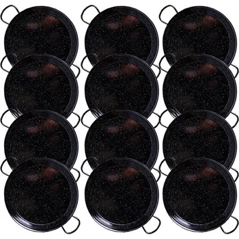 Pánev Smaltované pánve 24 cm (12 ks) Paella Tapas catering