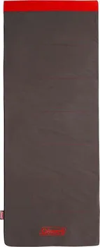 Spacák Coleman Heaton Peak Comfort Junior hnědý/červený 150 cm