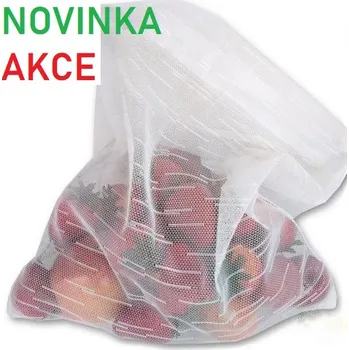 Pytlíky na pečivo, zeleninu a ovoce 40x45cm (balení 4ks) zapínání na zip