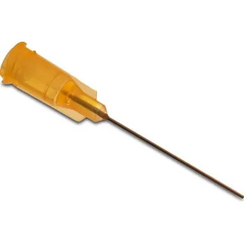 Cyklo nářadí Dávkovací jehla SSS23 1" oranžová (Rovné dávkovací jehly SSS23 z nerezové oceli, opatřené polypropylenovým nábojem)