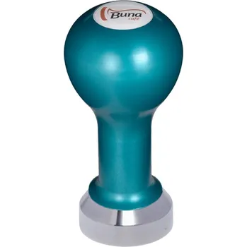 Buna café tamper, kov, modrý, SP, 41 mm, nerez mat, plochý