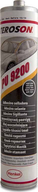 Teroson PU 9200 310ml (Lepící a těsnící hmota pro lepení a trvale elastické utěsnování kovů a plastů,mimořádně vhodná pro lepení nástavbových dílů jako spojlery,ochranné lišty atd.)