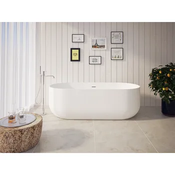 Vana Aquatek KIM 170x74x55 cm koupací vana z litého mramoru