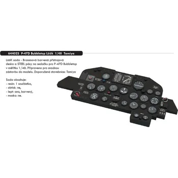 Plastikový model Eduard 1/48 P-47D Bubbletop Löök (TAMIYA)