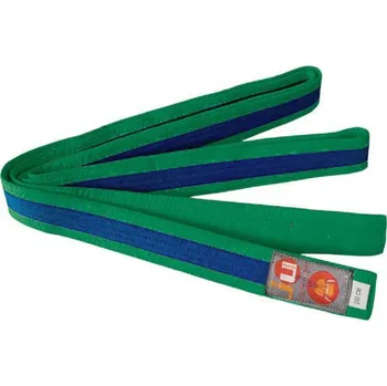 Pásek na kimono JU-SPORTS DVOUBAREVNÝ PÁSEK NA KIMONO - Jusports Barva: Zeleno-modrá, Délka: 280