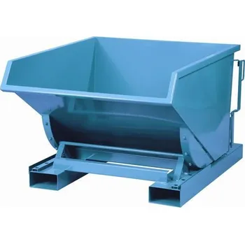 Úložný box Výklopný kontejner, objem 1200 l, modrý