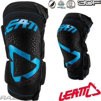 Chránič kolene Chrániče kolen Leatt Knee Guard 3DF 5.0 ZIP Fuel Black XXL