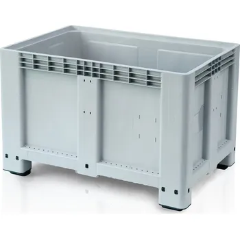 Úložný box Plastový bigbox pevný - 4 nohy, DxŠxV: 120x80x80 cm, objem 525 l