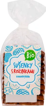 Country Life Sušenky s rozinkami Bio 230 g