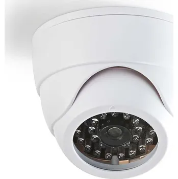 IP kamera Nedis DUMCD30WT - Atrapa Bezpečnostní Kamery | Kamera s kopulovým krytem | Bílá barva
