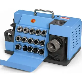 stolní bruska Bruska na vrtáky do plechu GS-22 (Bruska pro spirálové vrtáky pravé o 12 – 26 mm. Úhel broušení 165 – 180°, podbrus E.)