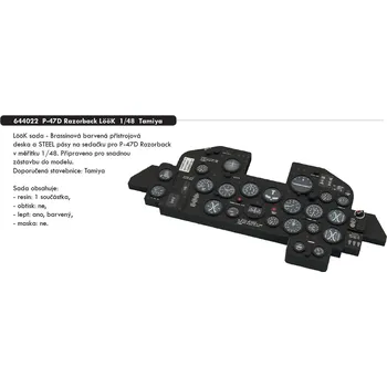 Plastikový model Eduard 1/48 P-47D Razorback LööK (TAMIYA)