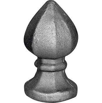 brána PSG Ozdobná šiška pro kovaný plot, bránu a zábradlí 42.003, pr.50 mm, výška 90 mm