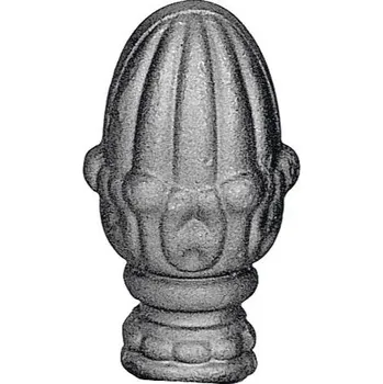 PSG Ozdobná šiška pro kovaný plot, bránu a zábradlí 42.000, pr.28 mm, výška 80 mm