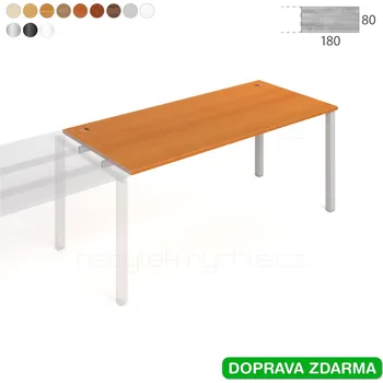 Psací stůl US 1800 R Hobis UNI - Stůl řetězící 180 x 80
