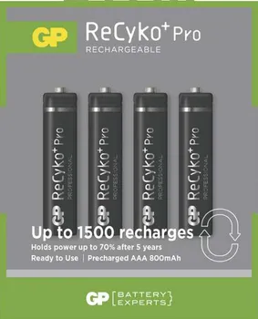 Článková baterie GP ReCyko+ Pro Prof. AAA 4 ks