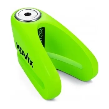Zámek na kolo KOVIX kotoučový zámek KVZ1 fluo green