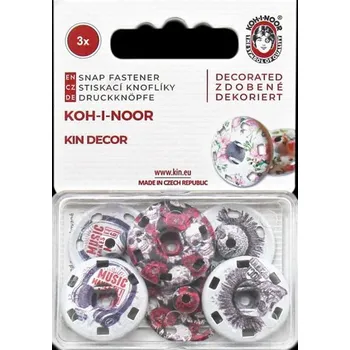 Knoflík Knoflíky stiskací, patentky v.8/21mm, 3ks/art