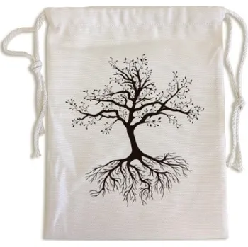 Sáček na potraviny Bavlněný pytlík s potiskem EKO pytlík Tree