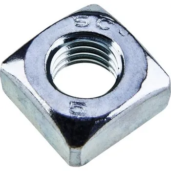 Matice Matice čtyřhranná M8 zinek bílý, 20ks