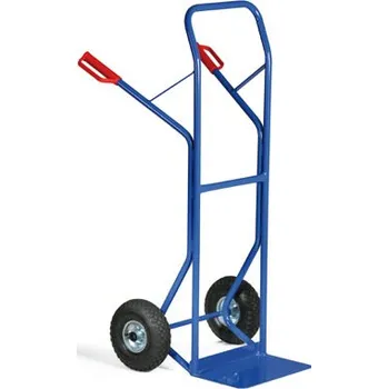 Stohovací rudl, nosnost 250 kg, plná kola, zpevněná konstrukce