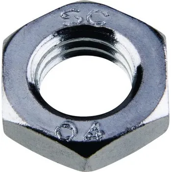 Matice Matice nízká M10 šestihranná, zinek bílý, 200ks