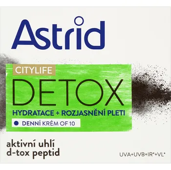 Pleťový krém Astrid Citylife Detox denní rozjasňující krém 50 ml