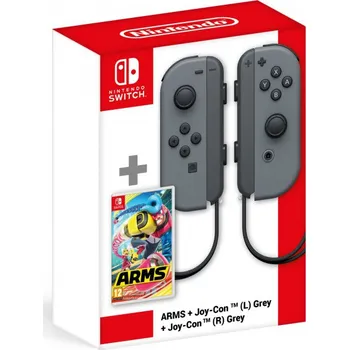 Hra pro Nintendo Switch ARMS + Joy-Con (L) + Joy-Con (R) šedý Nintendo Switch