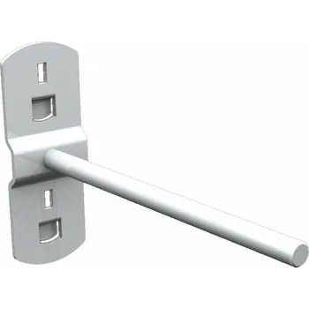 Dílenský stůl Háček jednoduchý 0°, délka 100 mm (PRQDN2502) - balení 5 ks