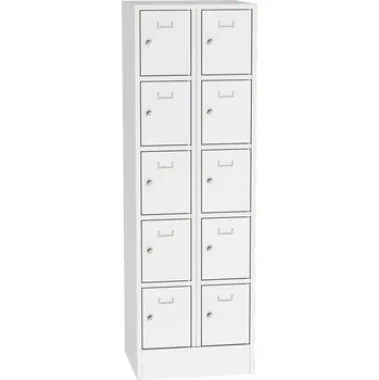 Kovová šatní skříň s 10 schránkami SBS 32-10, množstevní slevy