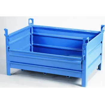 Ocelová ohradová paleta 1200x800 mm, sklopná bočnice, slevy