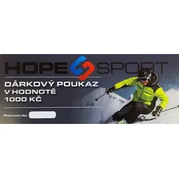 Hope Sport Dárkový poukaz 1000Kč