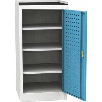 Dílenská skříňka PRNAR01A - šedá/modrá