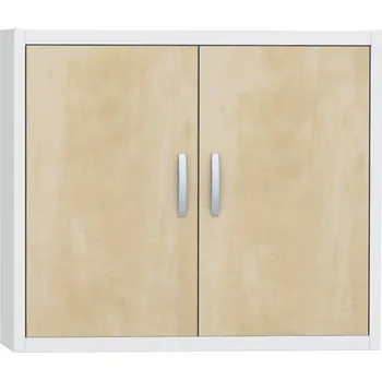 Skříňový nástavec, VxŠxH: 800x950x400 mm, šedá/buk